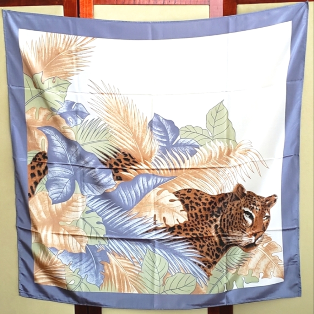 Cheetah Panther Leopard Scarf - Picture 1 of 8